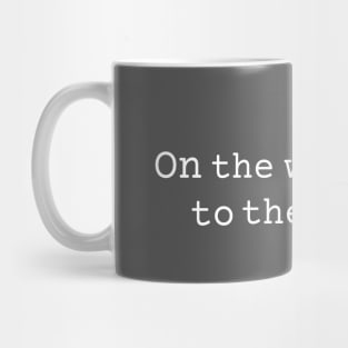 On the way to the Gym Funny Workout  Quote Joke Pun Mug